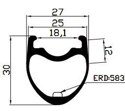 30mm deep tubeless rims