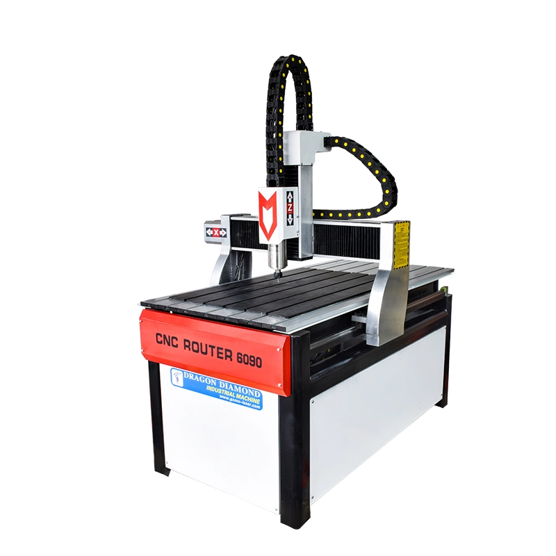 T-Slot Mini-Desktop 3D-Acrylgravur 4-Achsen-CNC-Holzbearbeitungsmaschine für Handwerk