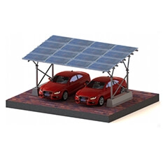 Solar-Carport-Montagesystem aus Aluminium