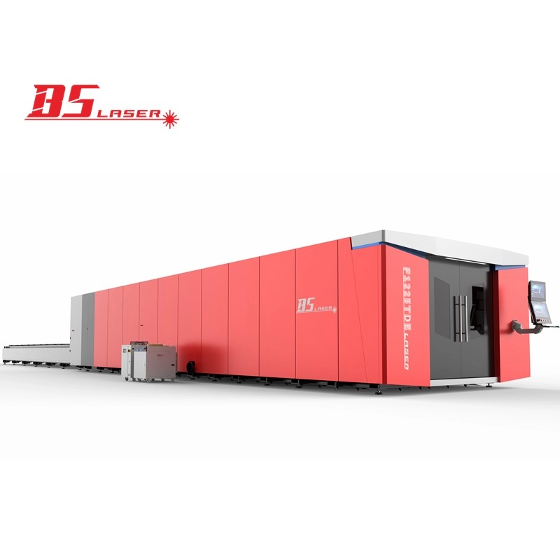 BAISHENG LASER Ultrahochleistungs-CNC-Blechschneidemaschine Faserlaserschneider mit vollständig geschlossenem und Palettenwechsler