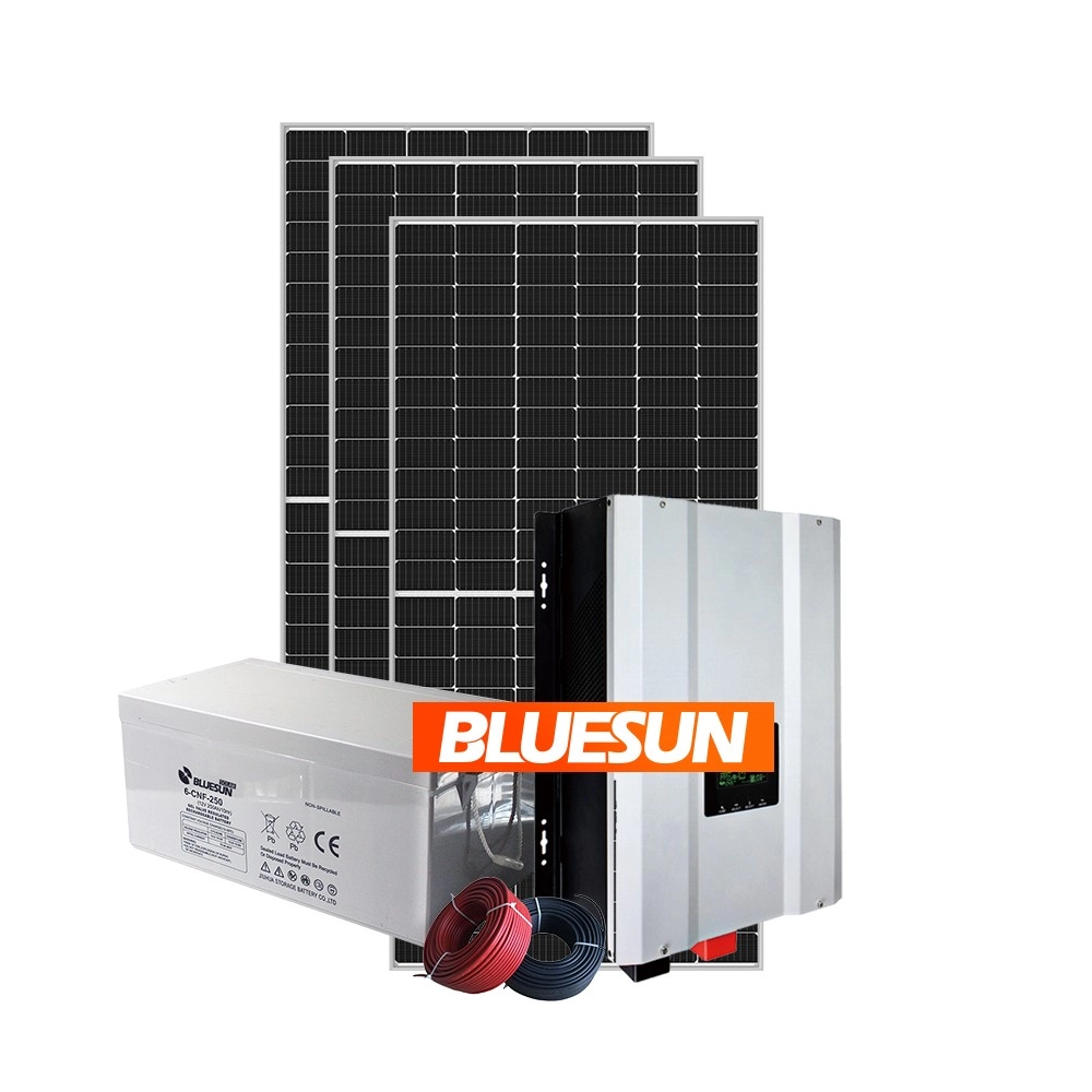 BlueSun Energy Storage Batterie 3kw Off Grid Solar Power System für Zuhause