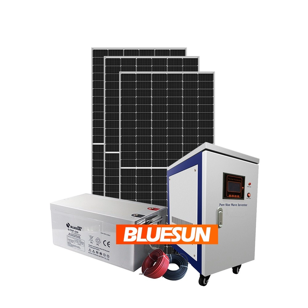 Bluesun 20kw aus Gitter Solarstromsystem für industrielle Lösungen