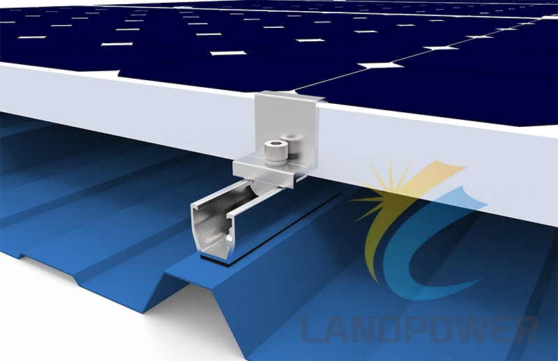 Solar-Montagesysteme mit Trapezdach und mehreren Schienen