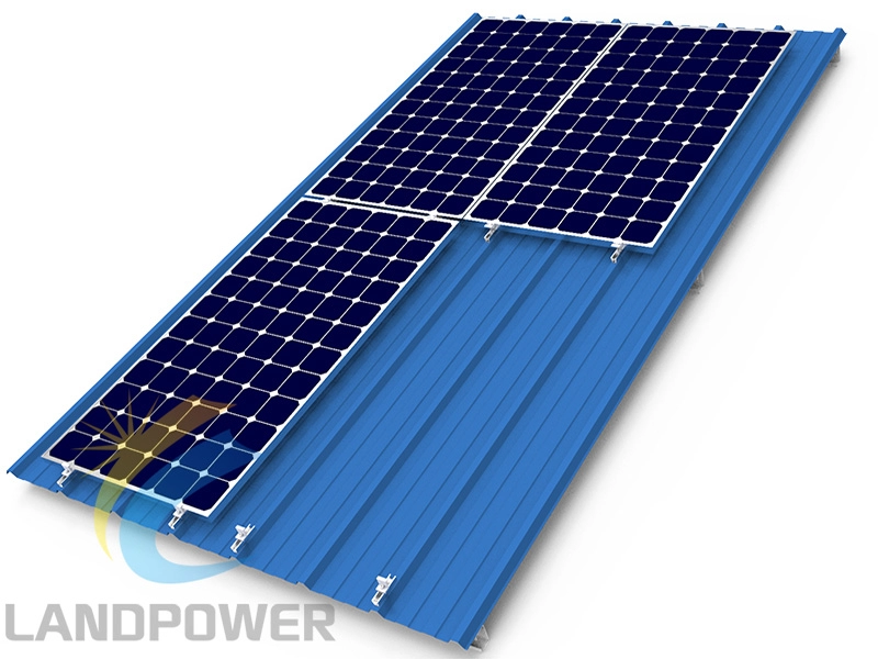 Solar-Montagesysteme mit Trapezdach und mehreren Schienen