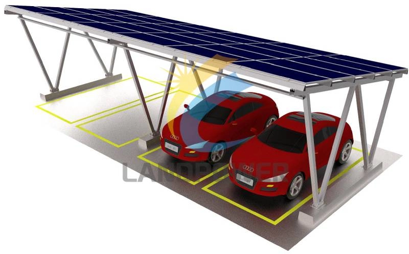 Aluminium-Sonnenkollektor-Carport-Struktur