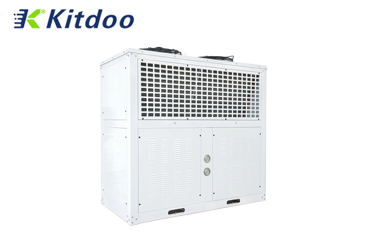 Kommerzielle luftgekühlte Kondensatorspulen vom Typ V in Kühlhäusern
