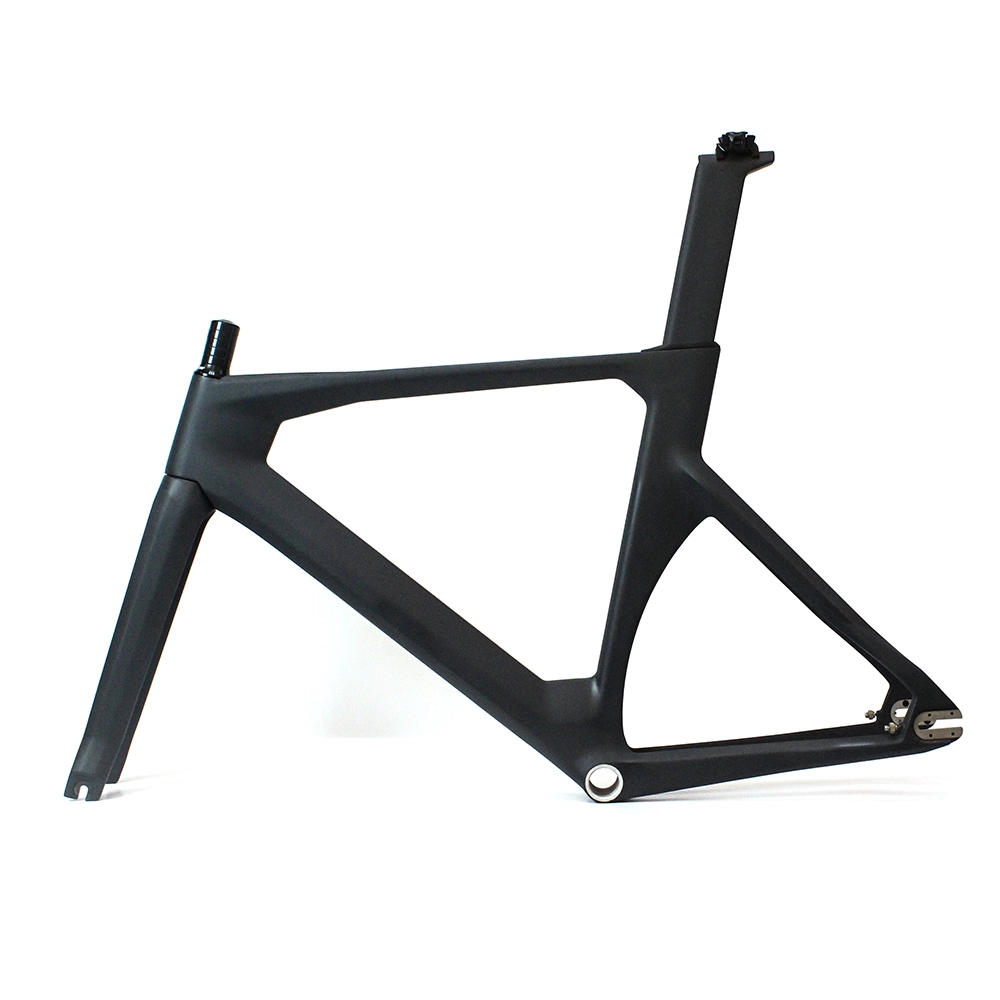 Carbon Track Bike Frame Fixed Gear mit Gabel für Racing Integrated Frame
