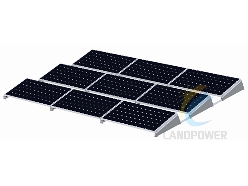 Flachdach-Solarmontagesysteme-Landschaft