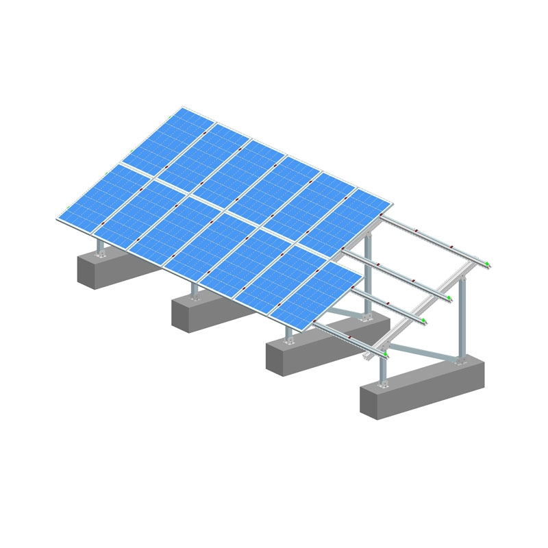 Solar-Bodenmontagesystem aus Aluminium