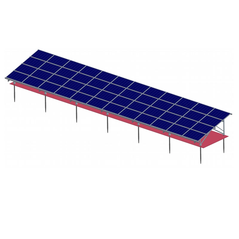 Solar-Bodenmontagesystem aus Aluminium