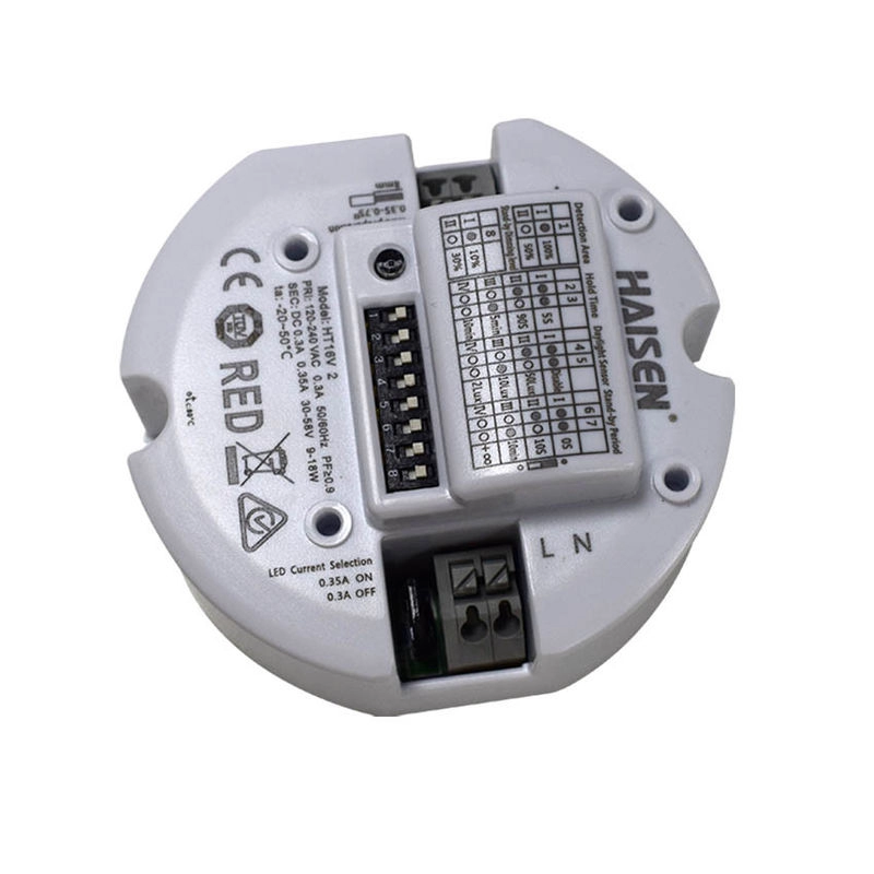 Bewegungssensor Dimmschalter 5.8G Frequenzsensor Ausgang LED Leistung 9-18W