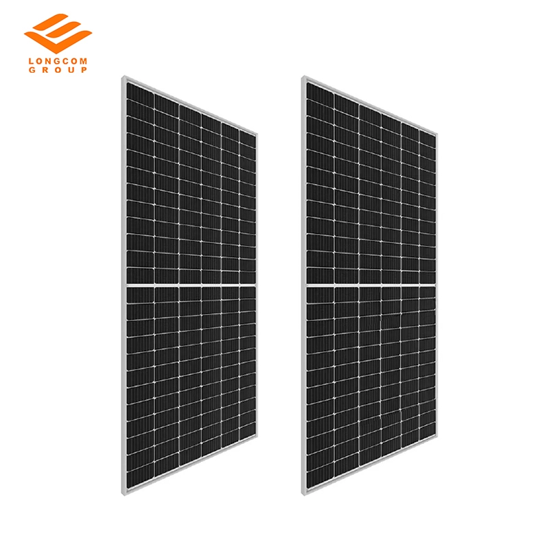 Lange Gruppenleistung 530 W Monokristallin 166 mm M6 Halbschnitt 144-Zellen-Solarmodul Mono-PV-Energieleistung