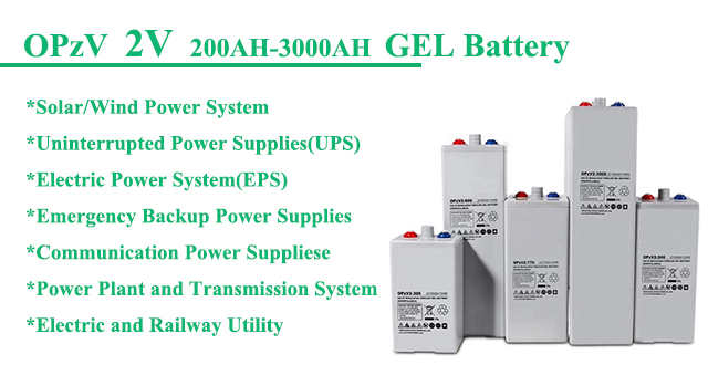 Solar Storage Tubular Gel Battery