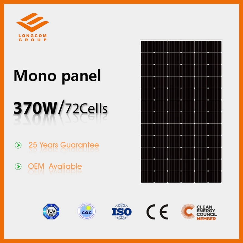 144 Zellen monokristallines Halbzellen-Solarmodul 405 W mit TÜV, CE, ISO, CQC