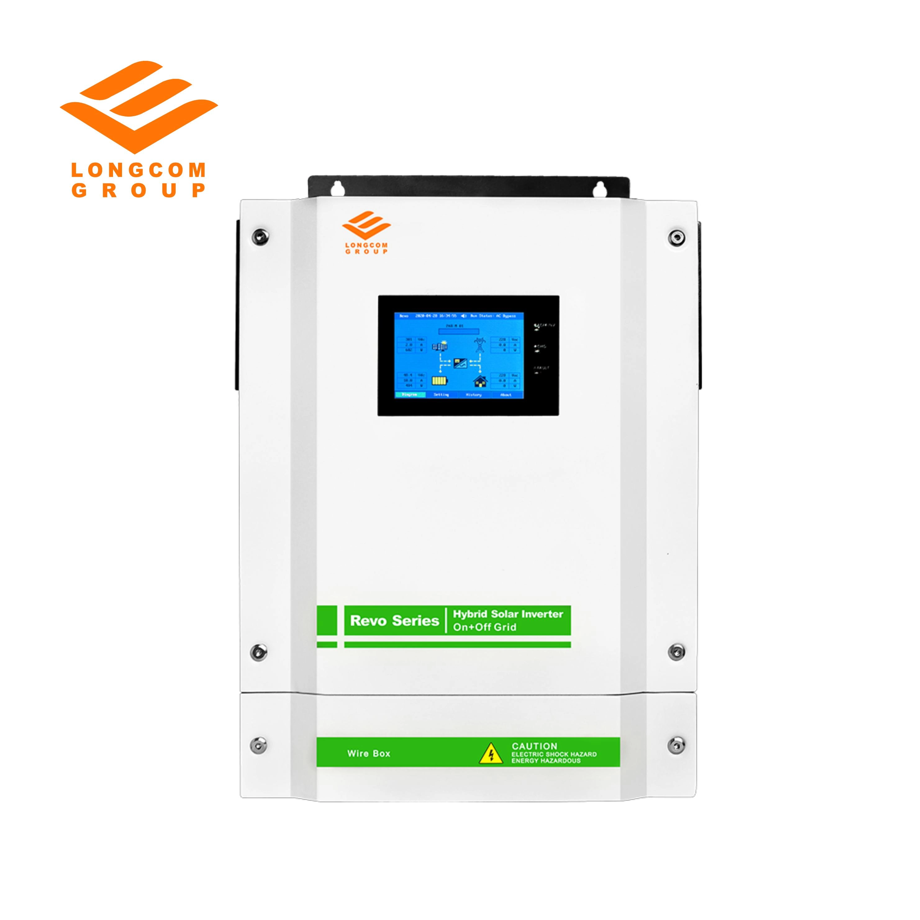 12V/24V/48VDC Hybrid-On/Off-Grid-Solar-Rein-Sinus-Wechselrichter der Revo-Serie