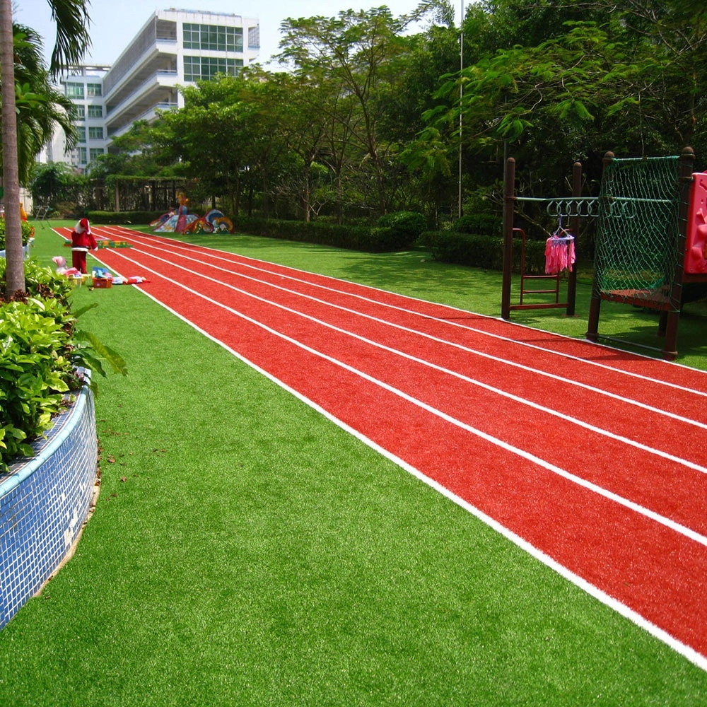 Spielplatz Start-und Landebahn Sportplatz Red Track Gras