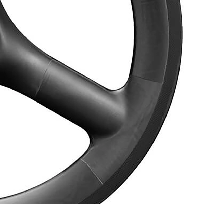 Carbon-Tri-Speichen-Räder 16 Zoll 349 Folding Ride Felgenbremse Carbon-Laufradsatz 23 mm breit 40 mm tief