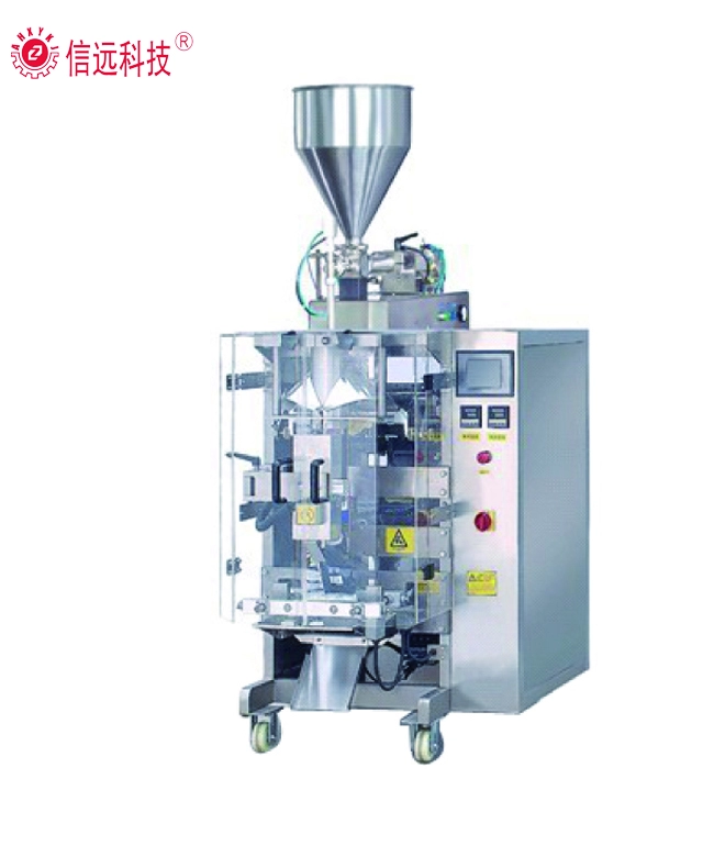 Vertikale Beutelverpackungsmaschine für flüssige Ölsaucen mit Wasser