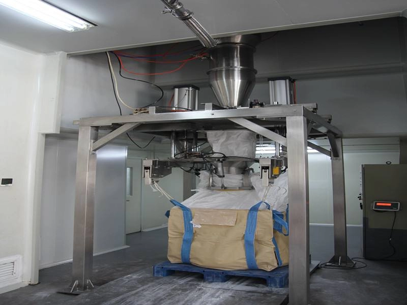 Automatische Verpackungseinheit für Tonnensäcke (körniges und pulverförmiges Material)