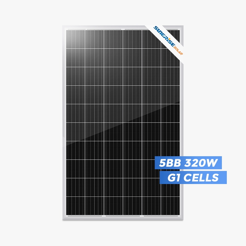 5BB PERC Monokristallines 320-Watt-Solarmodul mit hoher Effizienz