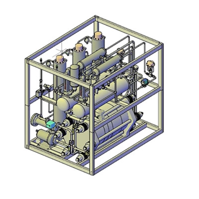 30-Kubik-Außenbehältertyp einer Wasserstofferzeugungseinheit durch Wasserelektrolyse