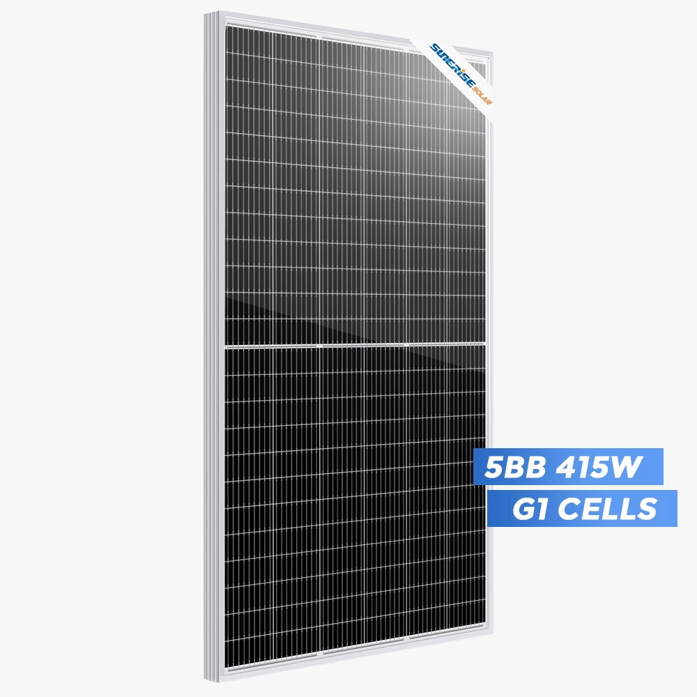 158,75 mm 9BB Halbzelle Mono 415 Watt Solarpanel Preis