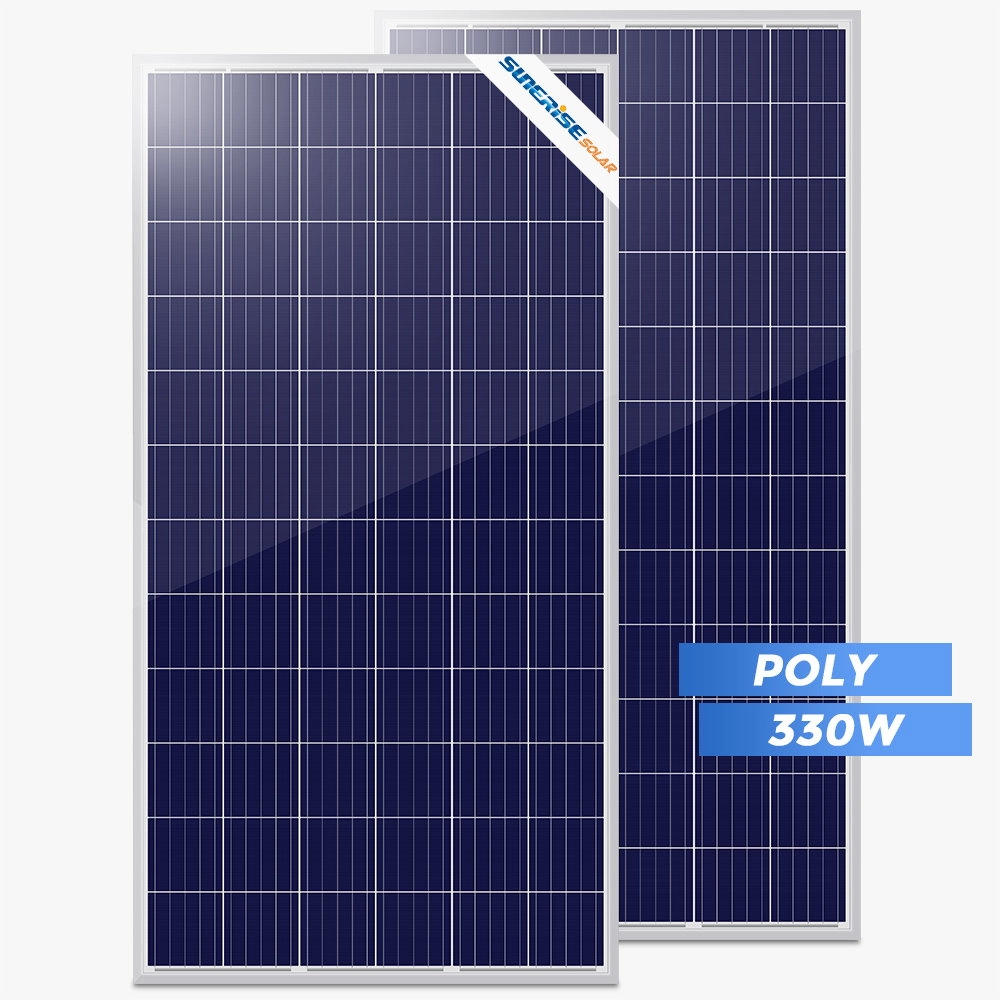 330 W polykristallines Solarpanel mit 72 Zellen