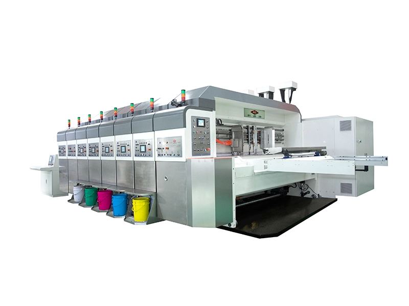 K7 4 Farben Flexodruckmaschine Wellpappe Kartonherstellungsmaschine