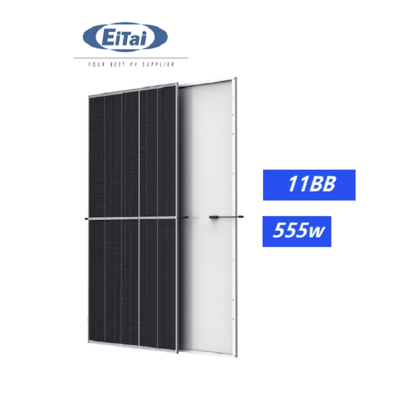 EITAI PERC Photovoltaik 530W Module Half Cut 555W Solarpanel