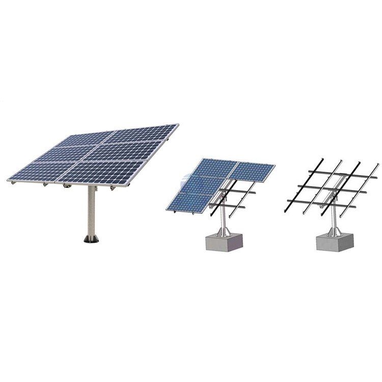 6 Stück Solarmodule Erdungsmast-Montagesystem