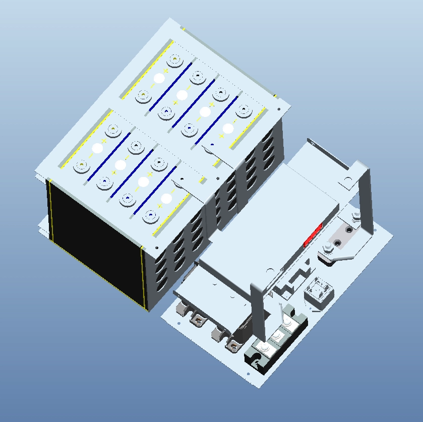 25,6V105Ah LiFePO4 Akku für Schrubber, Kehrmaschinen, Schrubber etc.