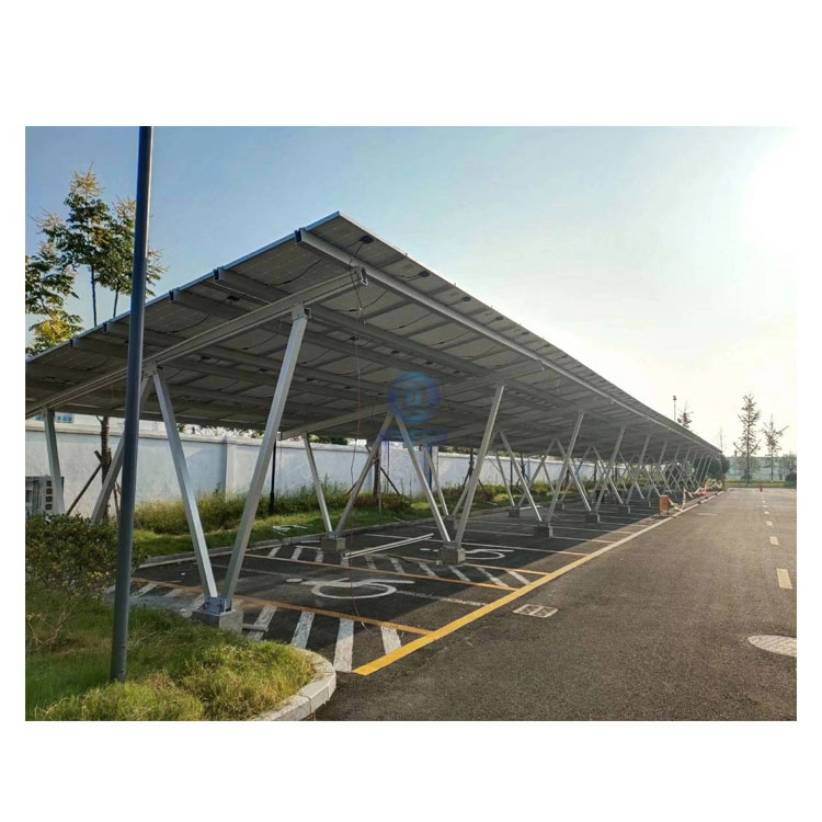 Herkömmliche Garagen Typ W Überdachungen Solar Carport Montagesystem