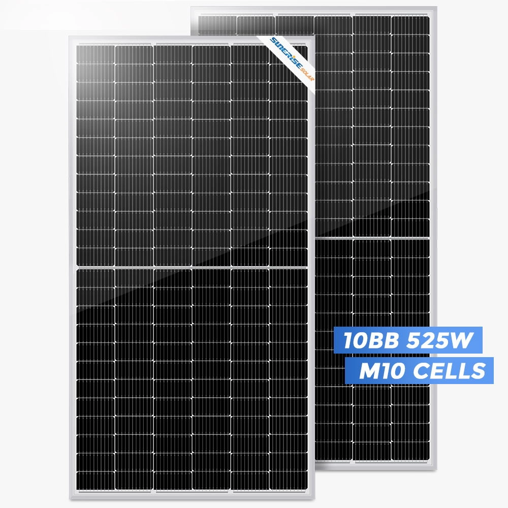 Hocheffizientes Low-LID-Solarmodul mit 525 Watt und Half-Cut-Technologie