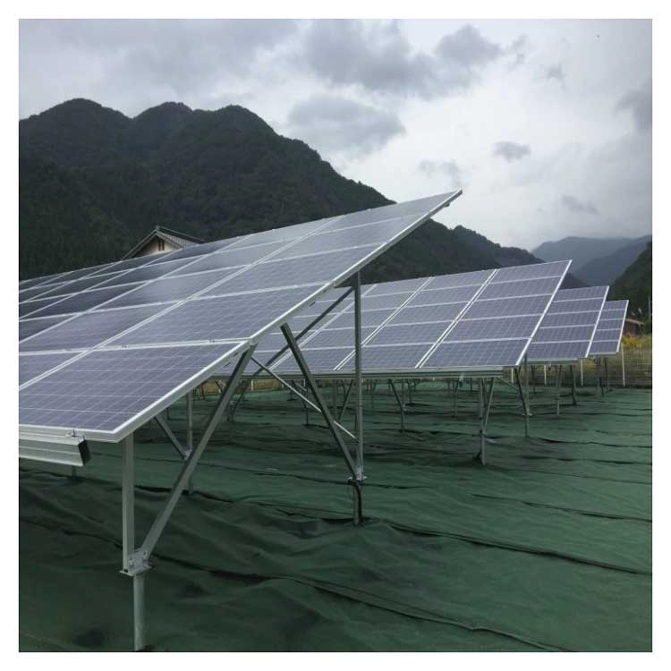 Einfach zu installierende PV-Solar-Bodenmontagesätze