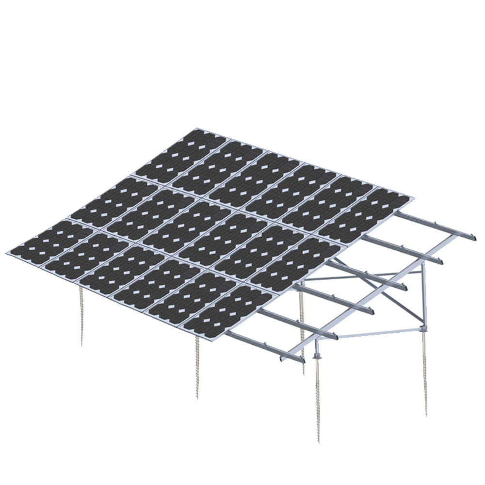 Aluminium-Solarhalterung für Bodenmontagesystem