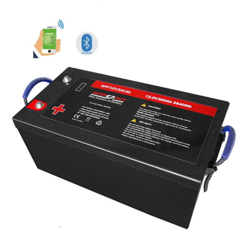 Batterien für Freizeitfahrzeuge, 12V300Ah LiFePO4 Batterie Bluetooth-Version für Wohnmobile