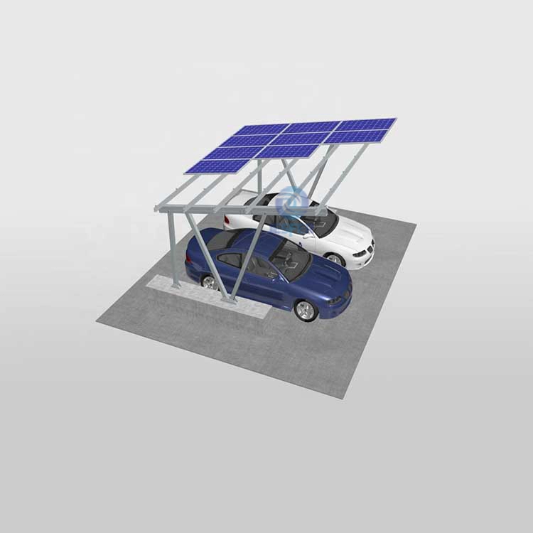 Solar-Carport mit Aluminiumstruktur für den Heimgebrauch