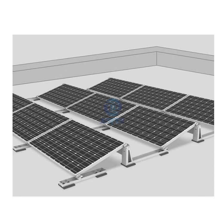 Solar-Ballastsystem Beton-Flachdach-Solarhalterung