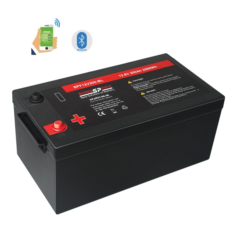Wohnmobil-Hausbatterien, 12V200Ah LiFePO4-Batterie Bluetooth-Version für Wohnmobile