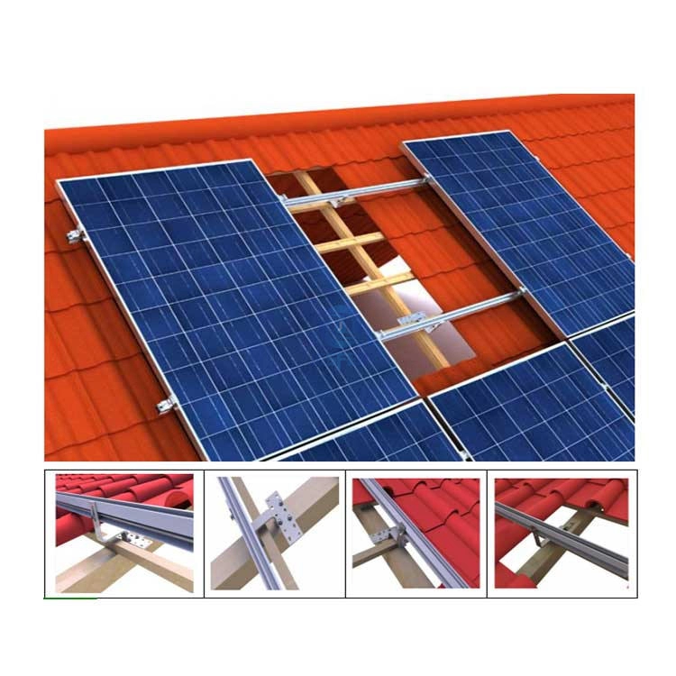 Ziegeldachhaken Solar-Montagehalterungssystem