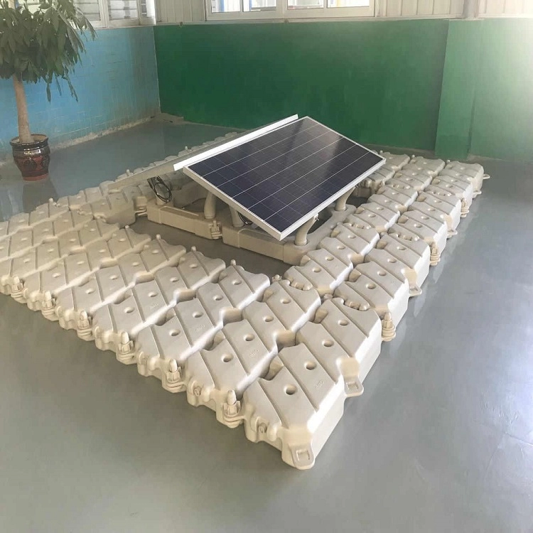 Einfach zu installierendes HDPE-Bojen-PV-Modul Floating Solar Fountain Solar Farm System