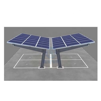 Solar-Carport-Sonnenkollektoren aus Kohlenstoffstahl, Parkplatz, Solar-Carports mit Ladefunktion