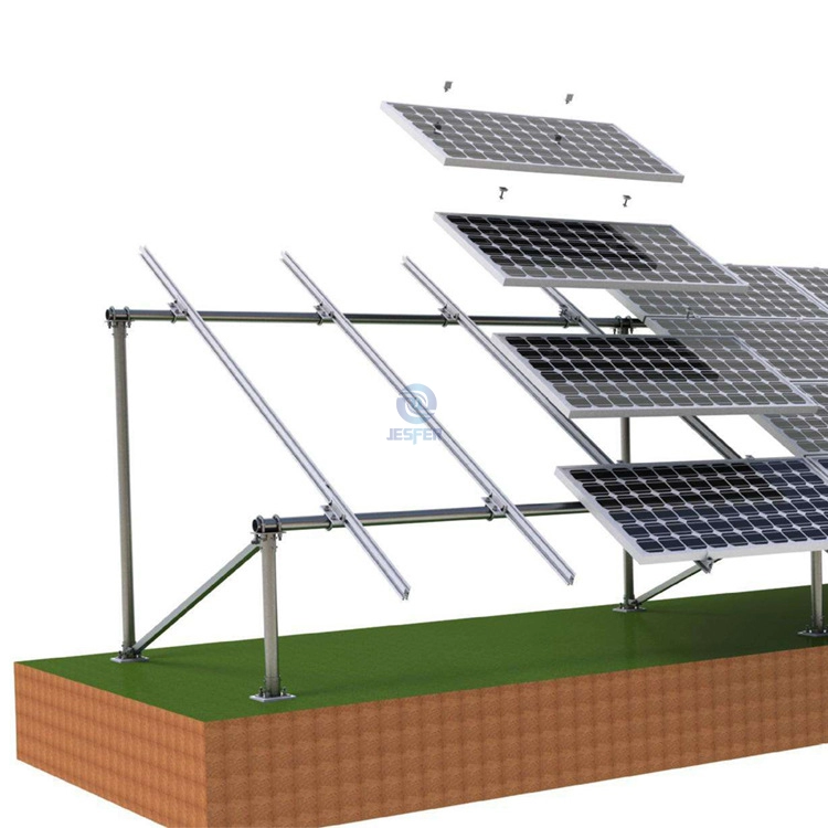 Betonblock-Solar-PV-Bauernhof-Bodenmontagesystem