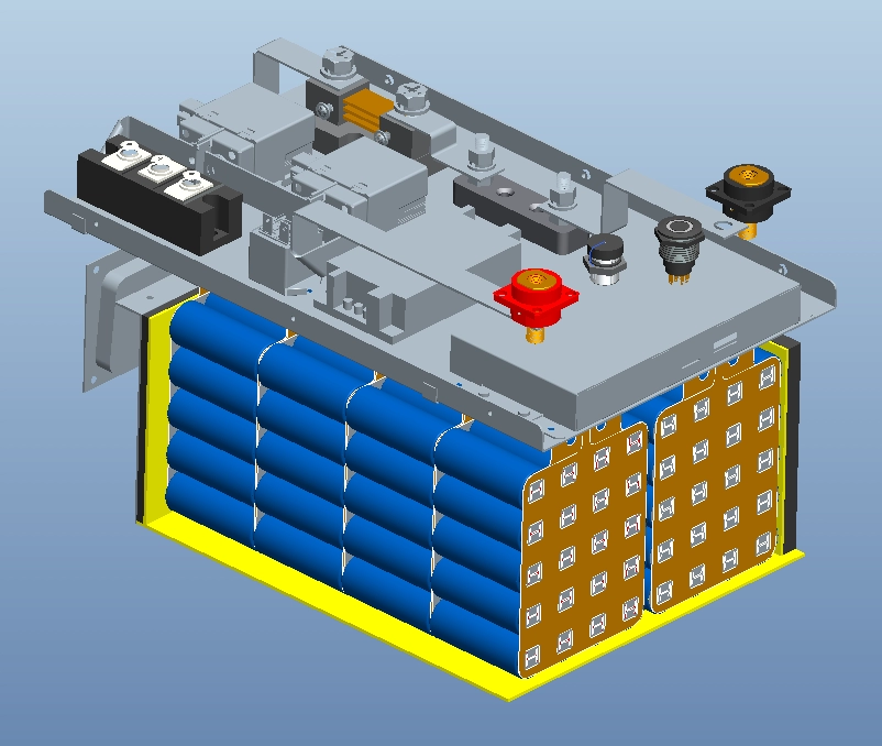 24V 65Ah LiFePO4 Akku für Innenreinigungsgeräte