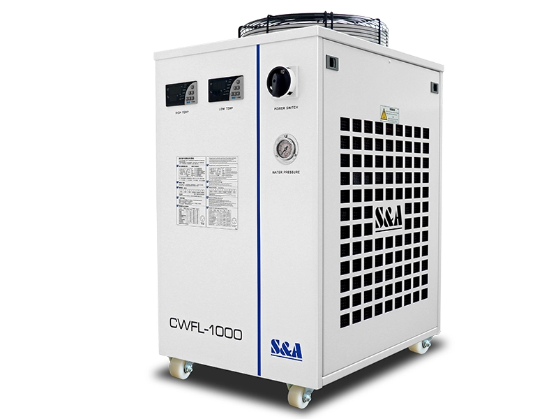 Laserkühlsysteme CWFL-1000 mit dualem digitalem Temperaturregler
