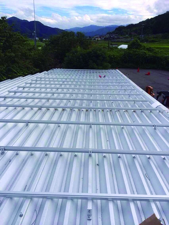Aluminium-Montageschienen für Solarenergiedächer