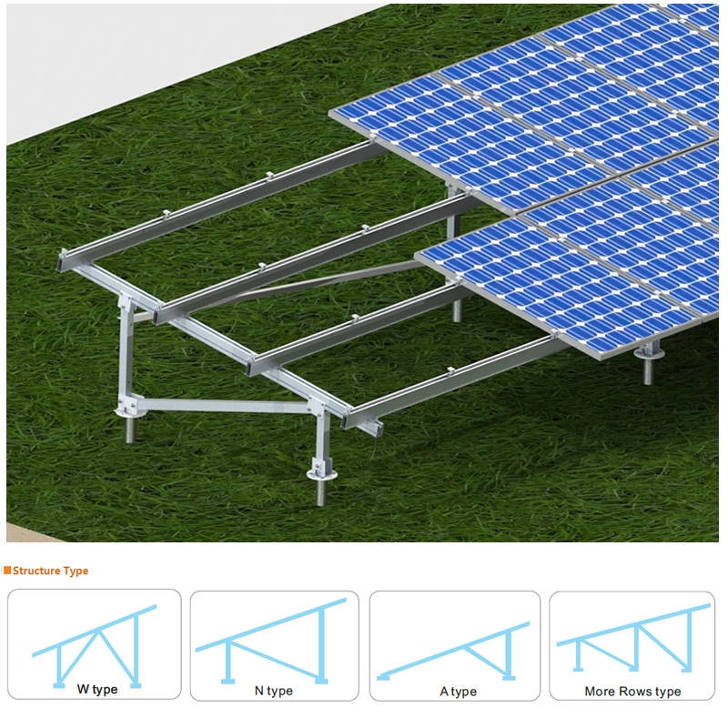 Solarpanel-Bodenmontage-Regalsystem