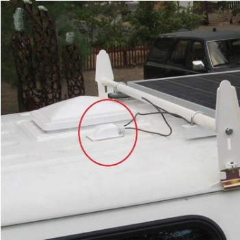 Wasserdichte Solar-ABS-Einzelkabelmanschette 3–12 mm für Solarpanel-Wohnwagen/Wohnmobil-Dachmontage
