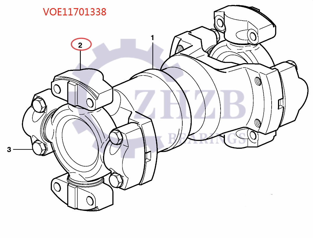 VOLVO Muldenkipperlager VOE11701338 11701338