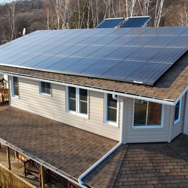 10.000 Watt Solarstromanlage für zu Hause mit erneuerbarer Energie